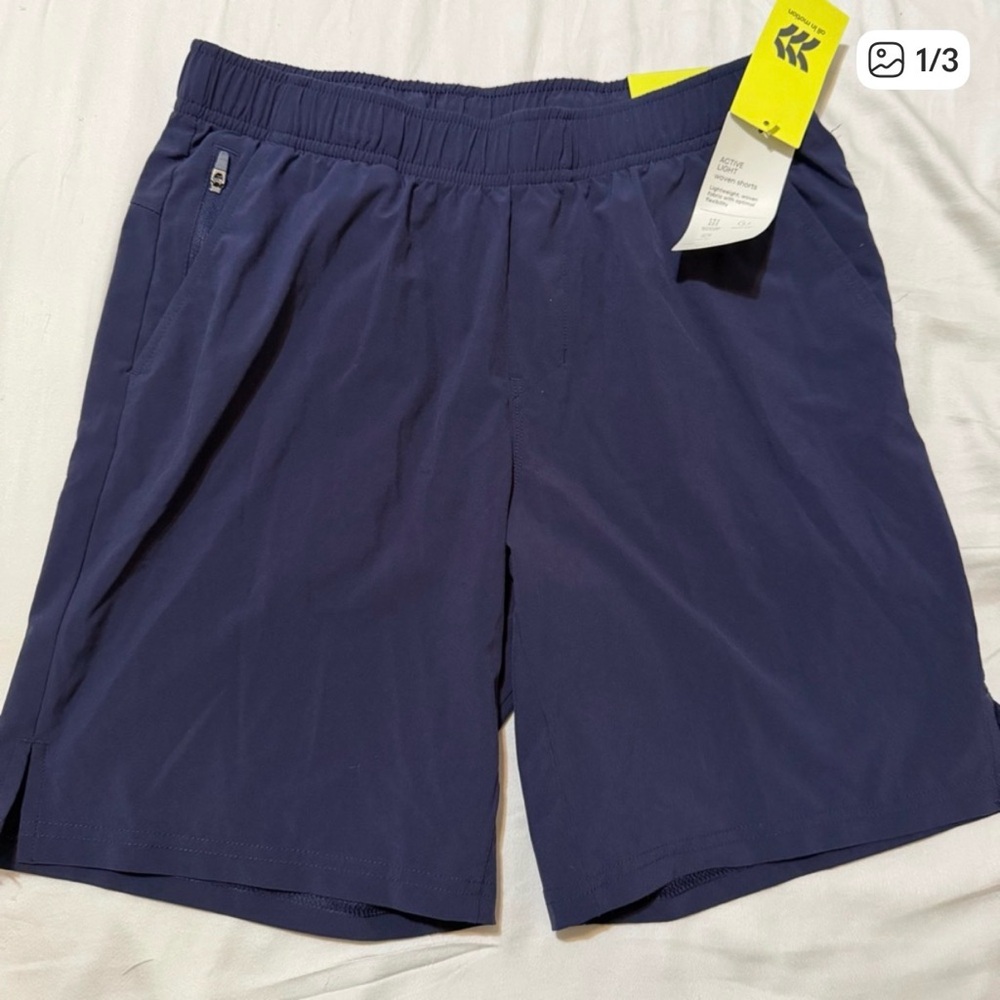 All in Motion Dark Blue Workout Shorts Youth XL